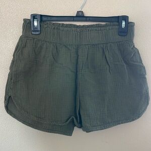 Olive Green Mini shorts